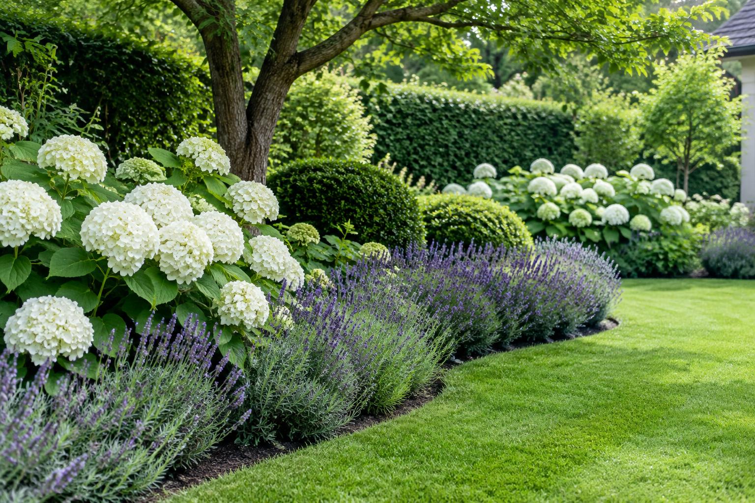 Gartenansicht – illustratives Platzhalterbild